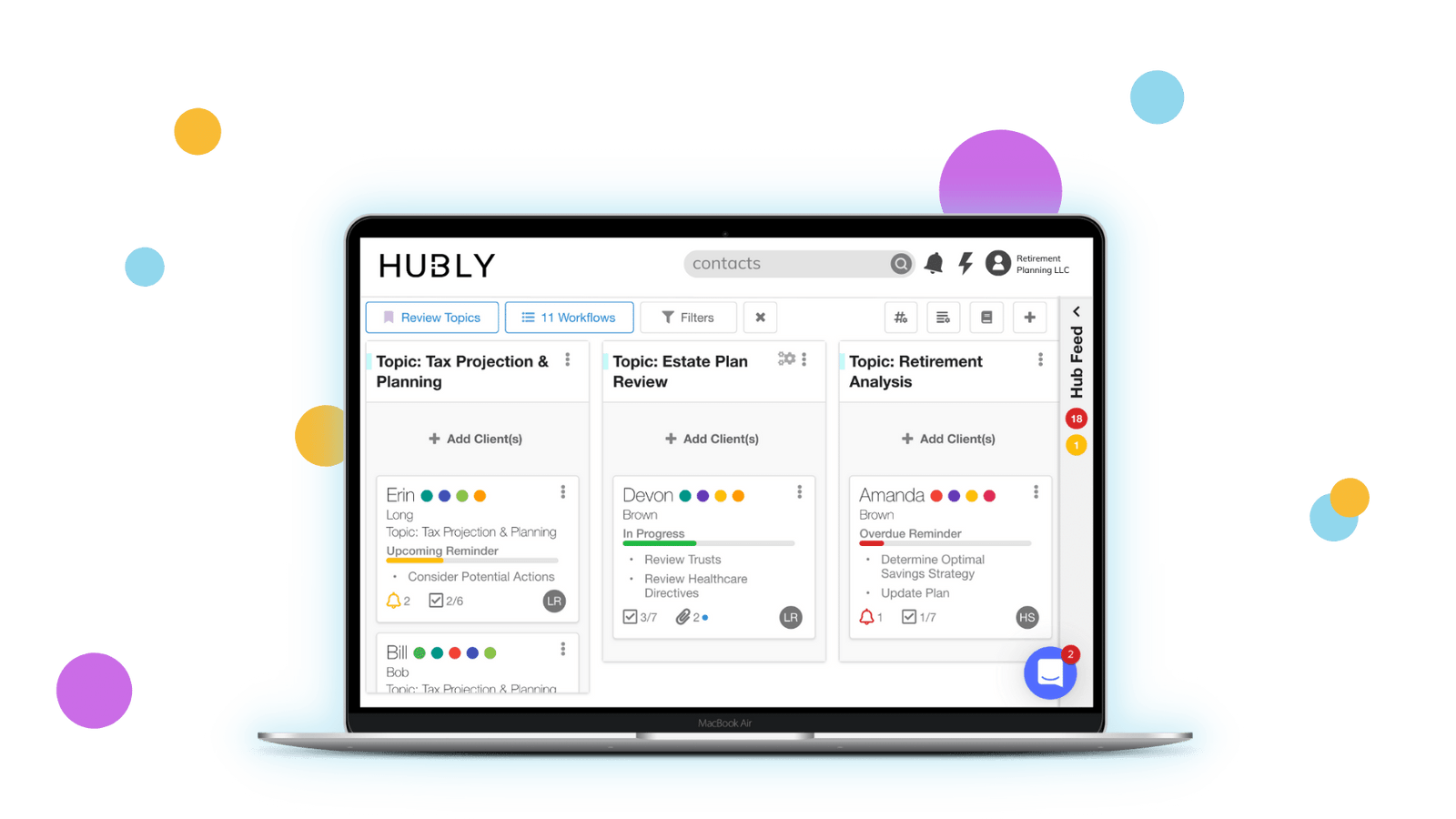 Hubly redtail crm integration